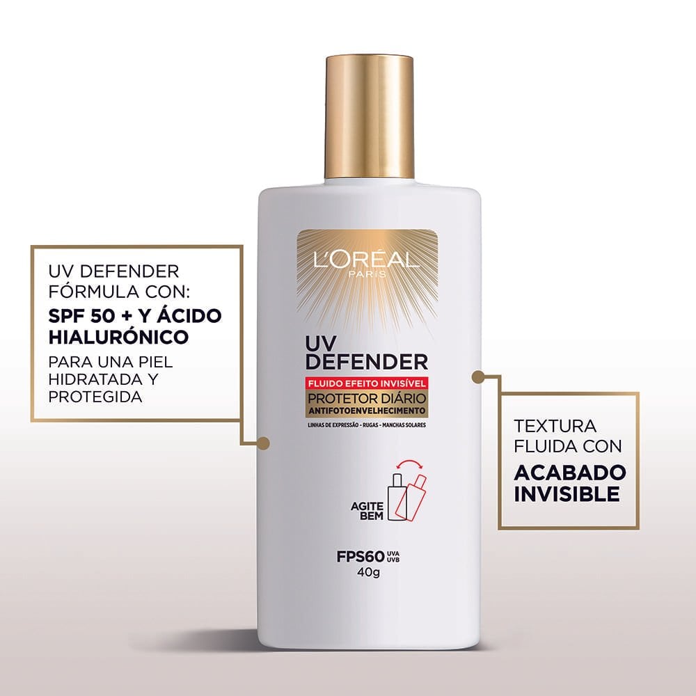 loreal UV defender beneficios